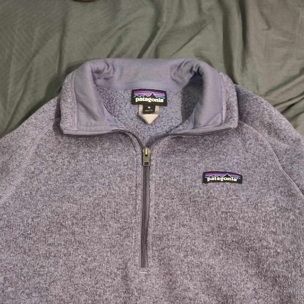 Patagonia Better sweater Heathered Purple Fleece Pullover